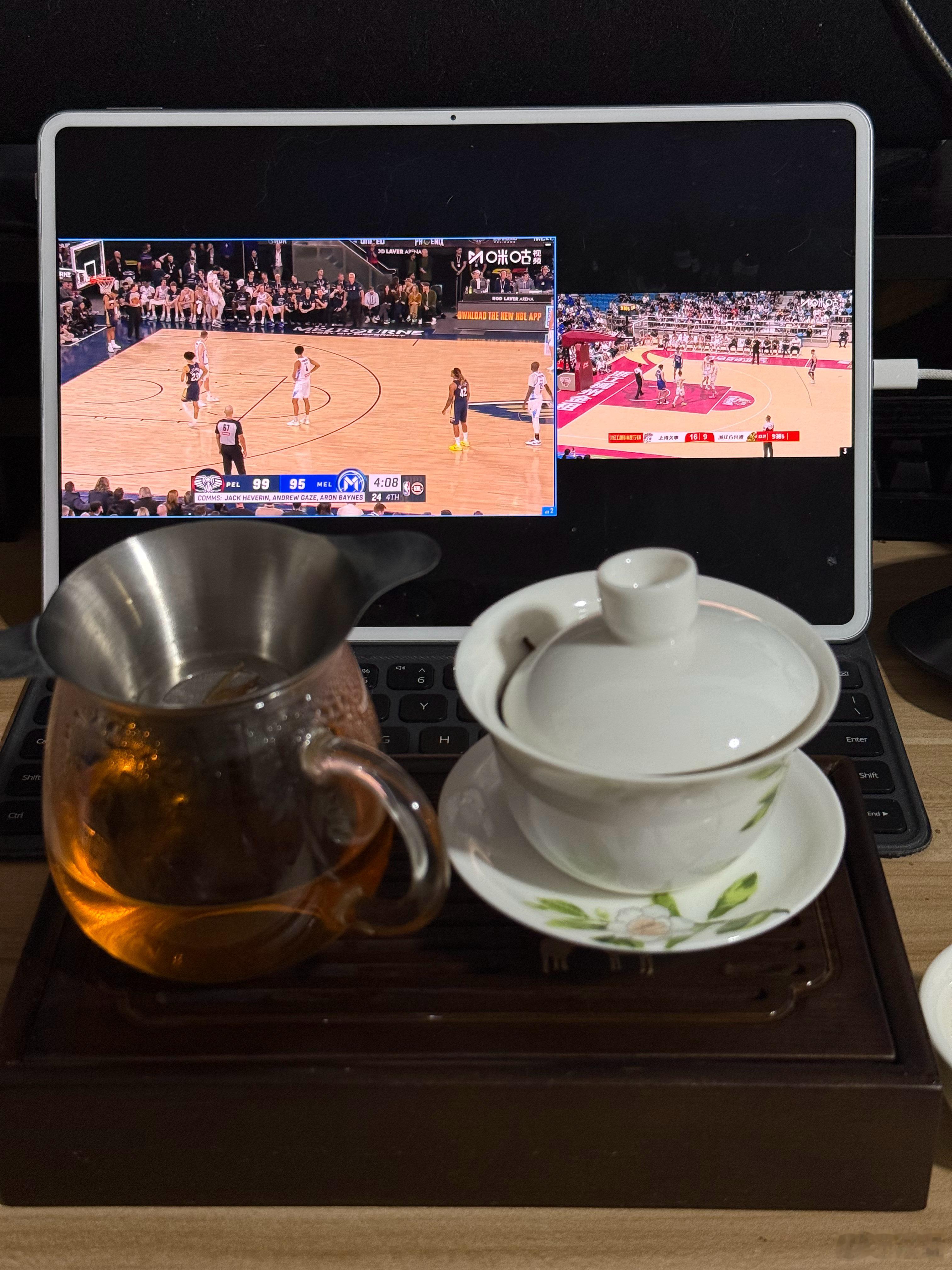 注意力基本从鹈鹕那儿转到广厦vs上海，对上海阵容的磨合匹配特别感兴趣，即便是在没