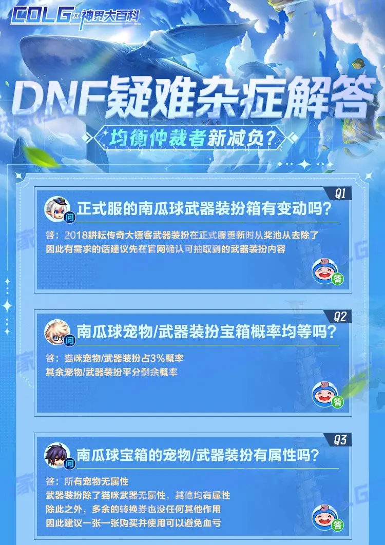 DNF疑难杂症解答（均衡仲裁者减负？