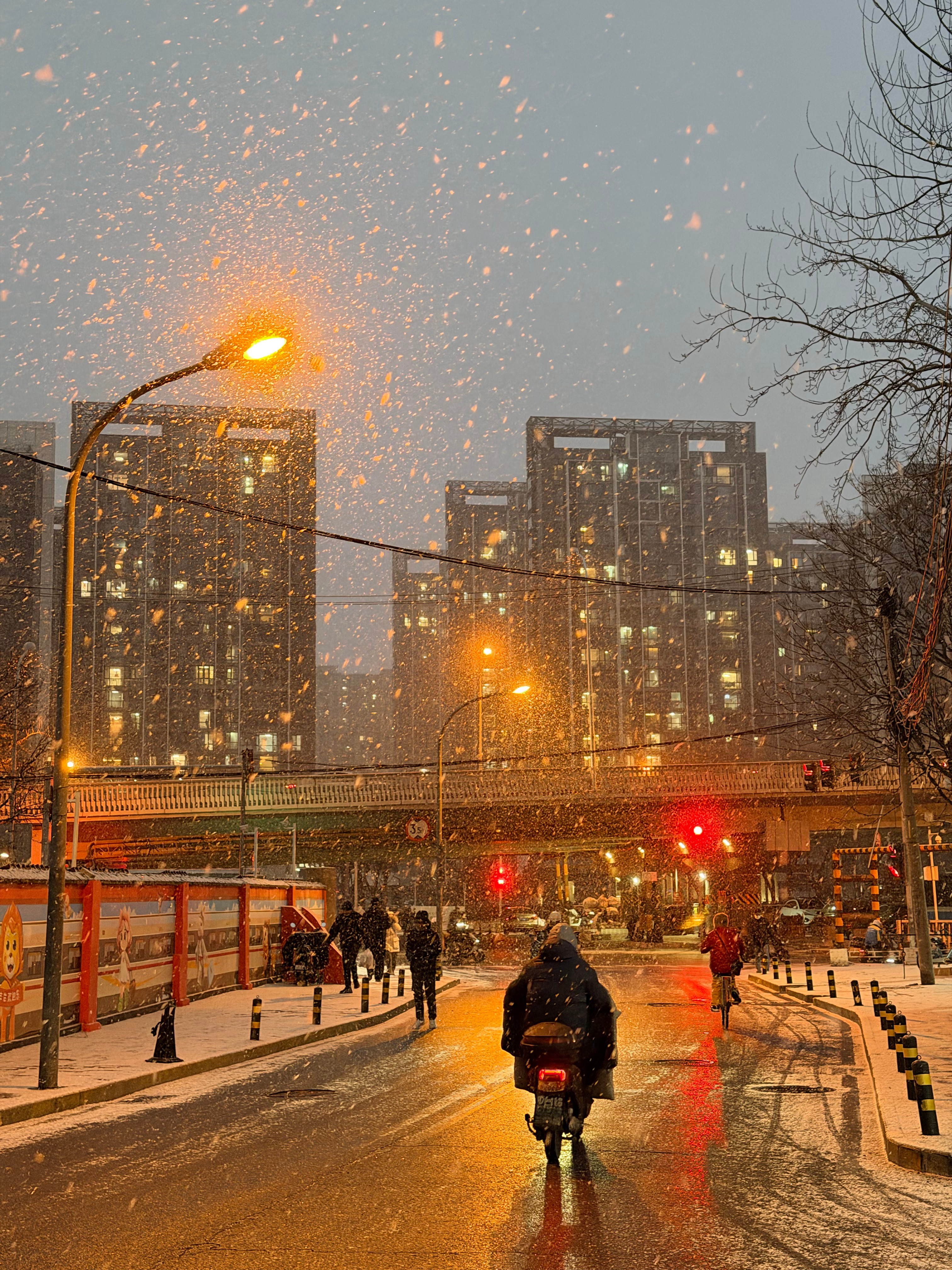 北京今天这雪下的，没想到这么大