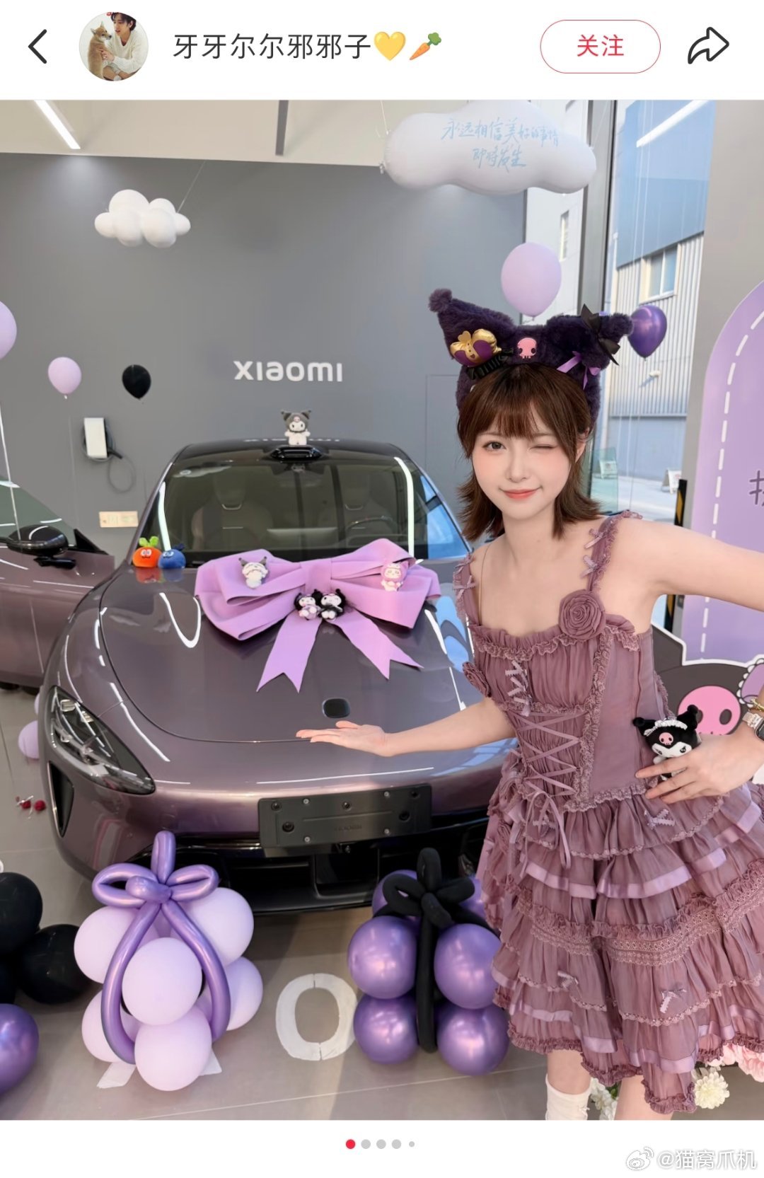 晚安 新一代su7猫窝每日晚安