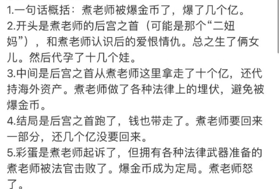 煮肘年轻的时候找“女朋友”给他生孩子，年纪大了找代孕，这么多孩子在一起就像是在养