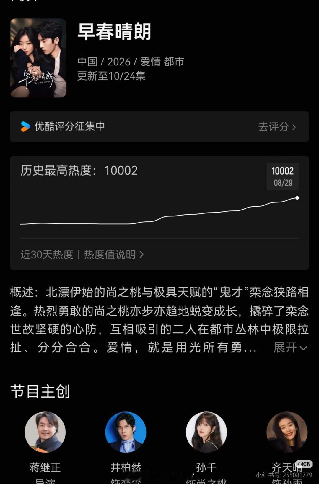 张若昀恭喜井柏然早春晴朗破万早春晴朗热度破万‼️2026最快热度破万现偶早春晴朗