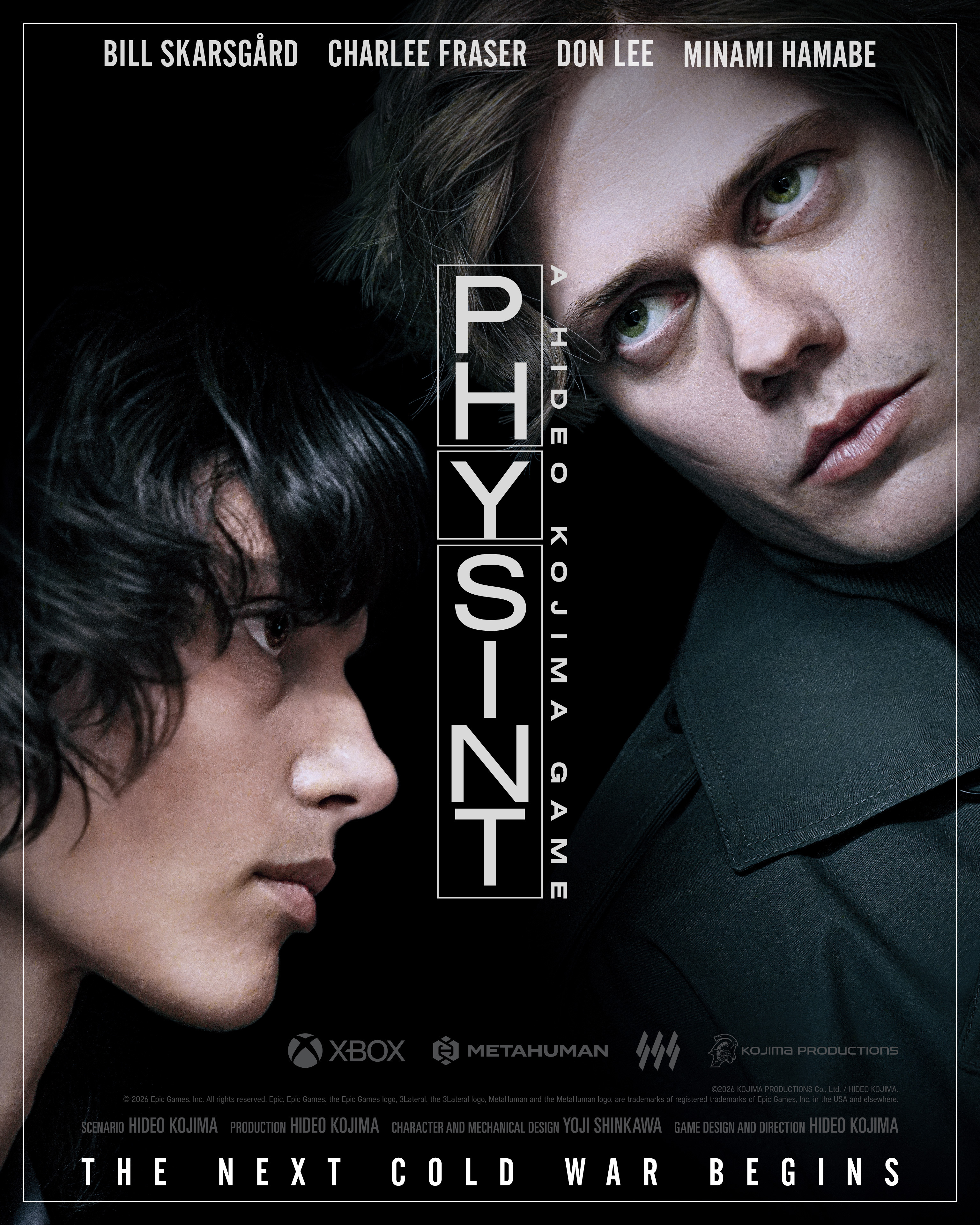 小岛秀夫新作《PHYSINT》主演公布！XBOX Tokyo Game Show