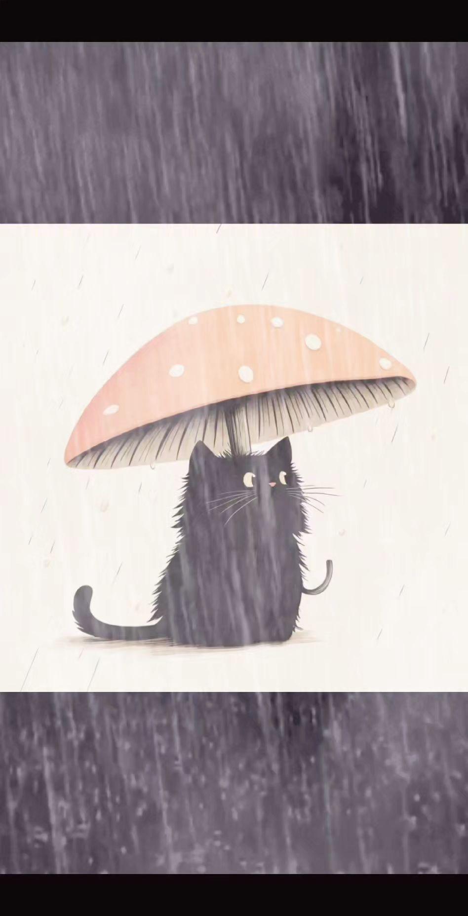 我把我的心事吿诉了雨，雨替我哭了好久，好久…