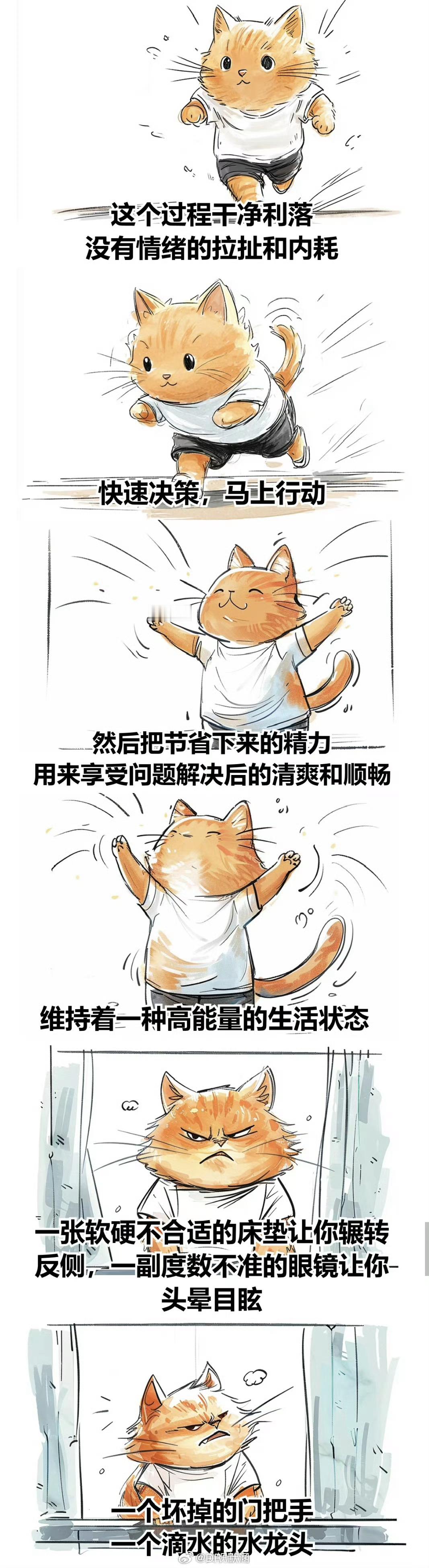 也许在大的问题上，我们无法在短时间内解决，但生活里那些我们有能力解决的小问题、小