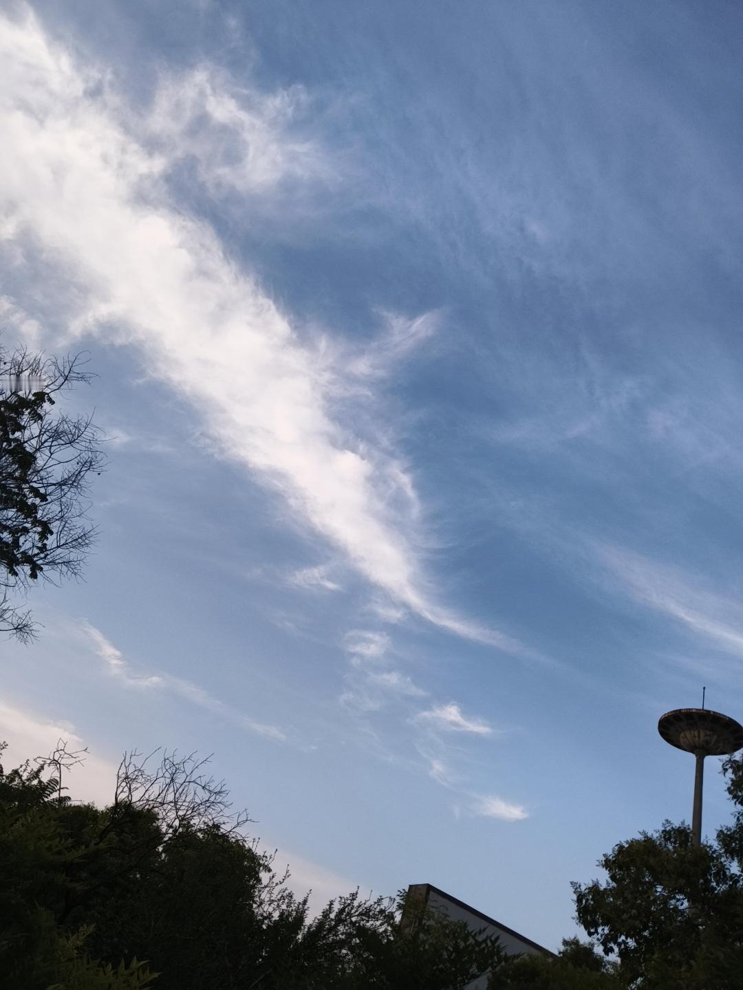 晒图笔记大赛天空是倒悬的海，云絮游弋成透明的鱼群。那些被风揉皱的银箔，正以缓慢的