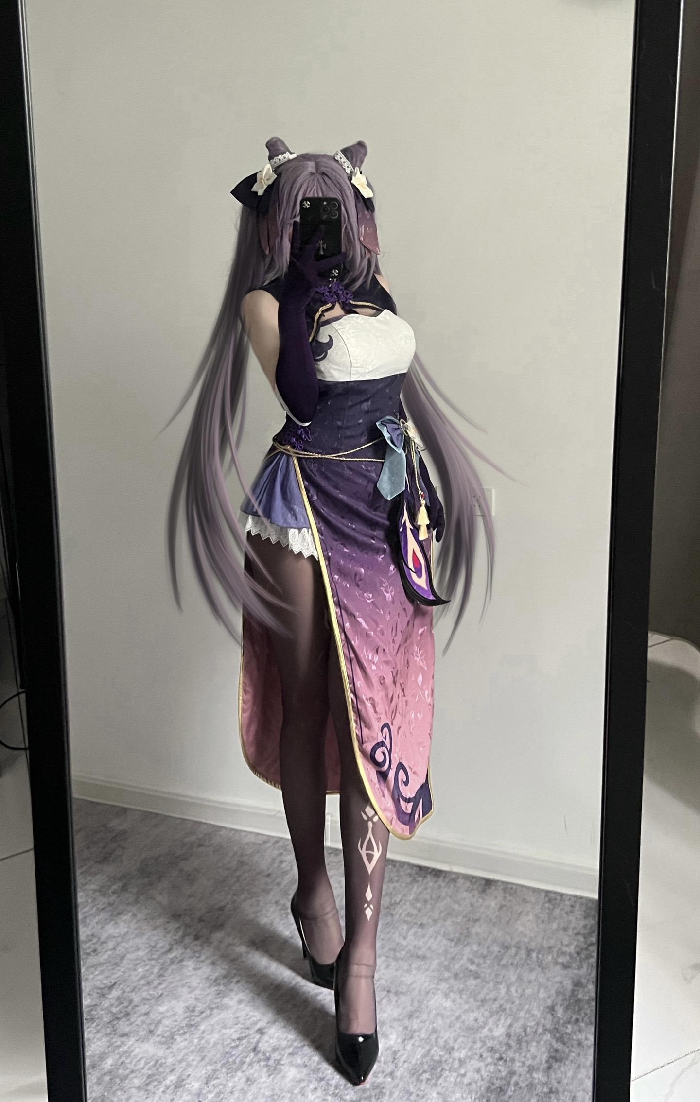 喜欢好女人是吧 那我只好本色出演了 原神纳塔刻晴cos