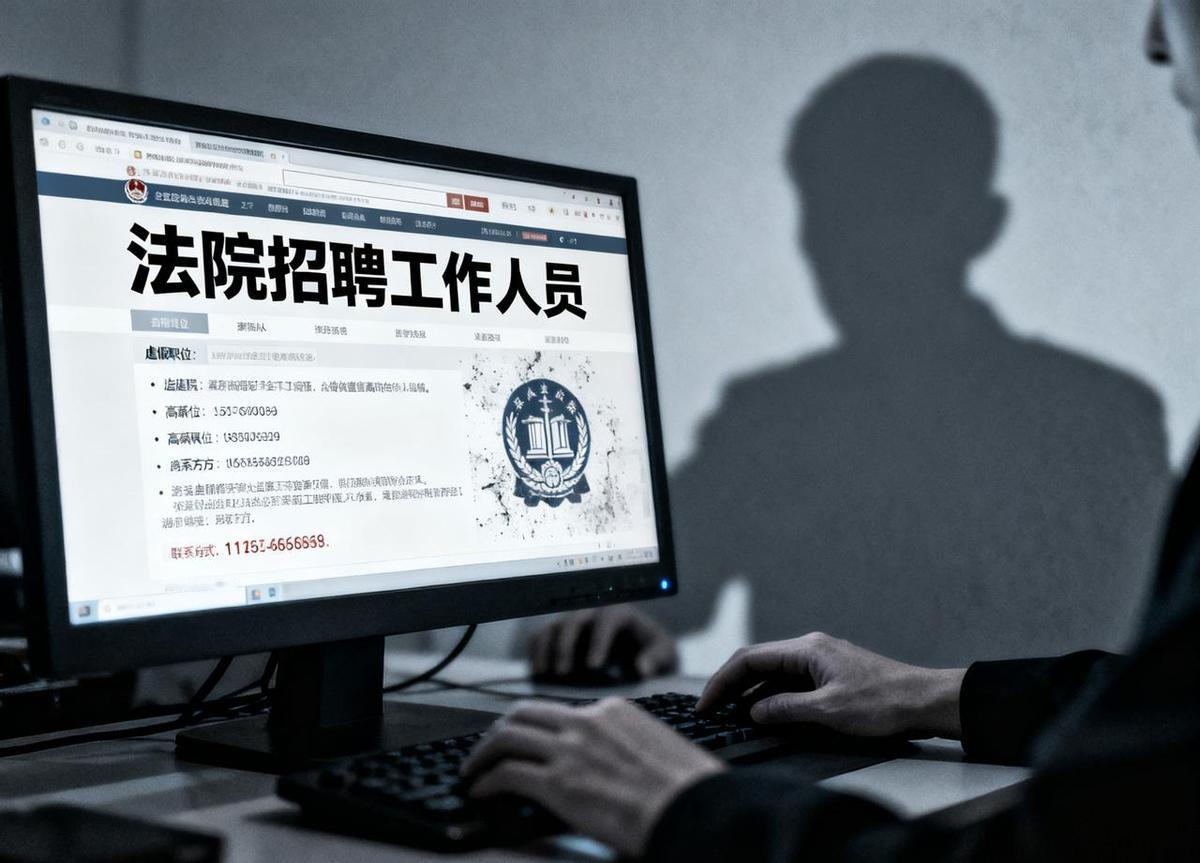 法院的名头，别让骗子拿去当钓竿。
微信群里喊“直签”“五险一金”“身高175以上