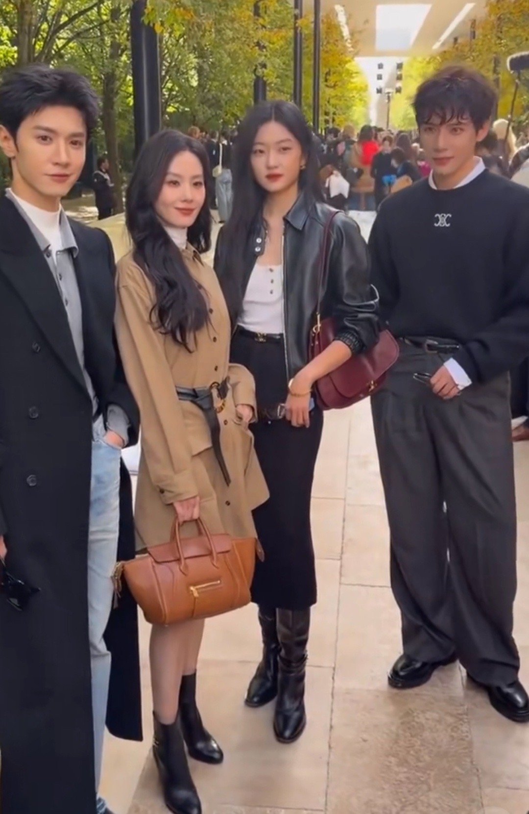 CELINE的选人眼光刘诗诗、王安宇、孙千、陈哲远，势均力敌的四张脸 ​​​