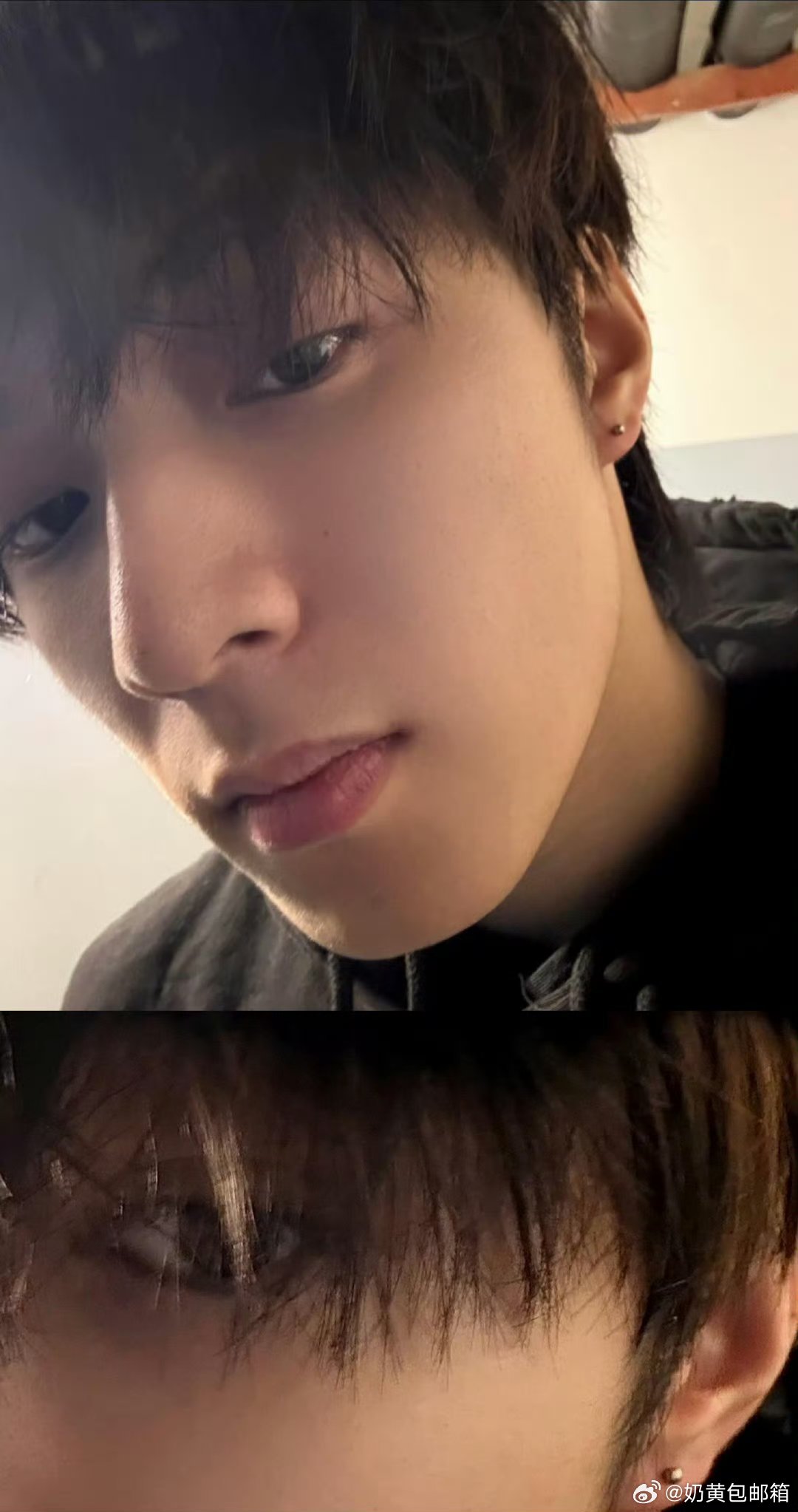 刘耀文 耳洞好好好，轻轻的帅上了，就这么。 