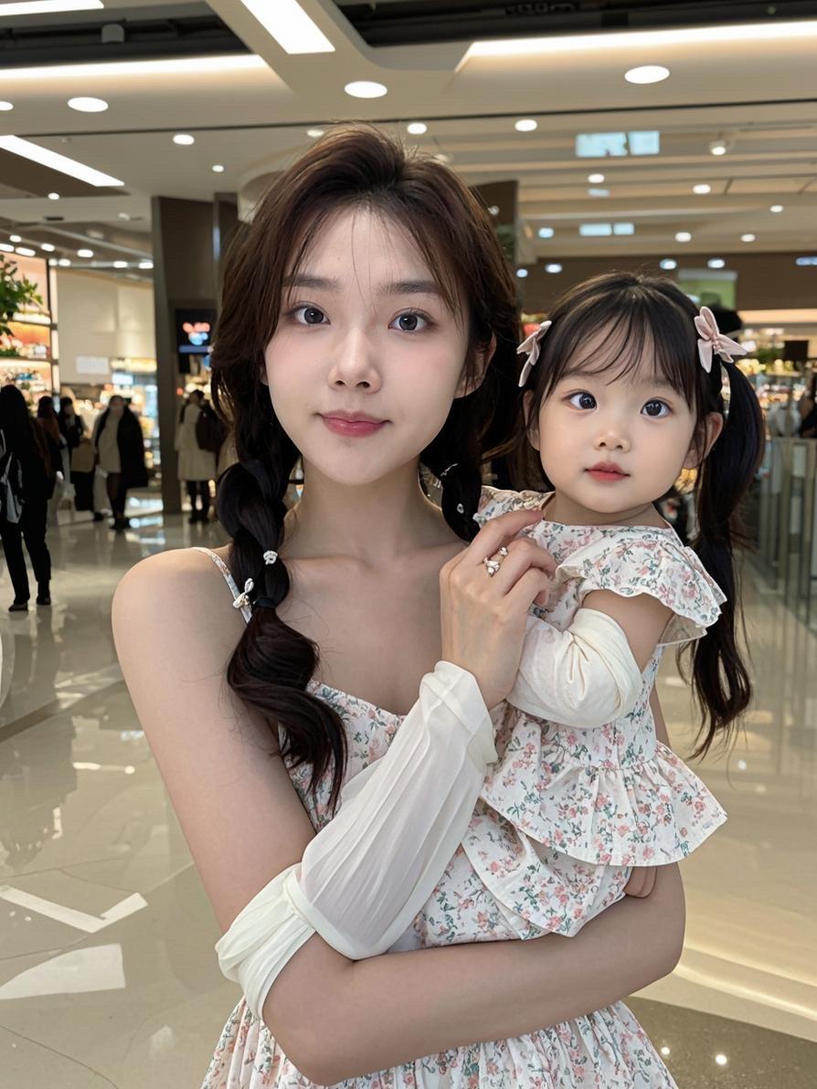 温馨母女 好久不见我的小学同学初中同学高中同学大学同学们