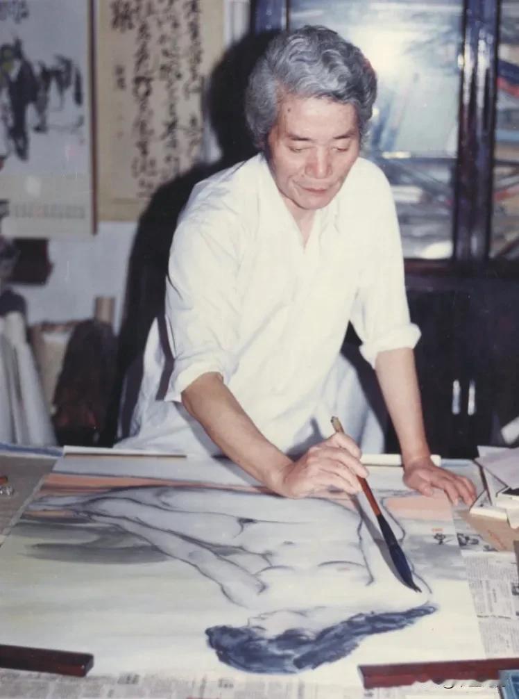 国美巨匠丨李震坚人物作品鉴赏