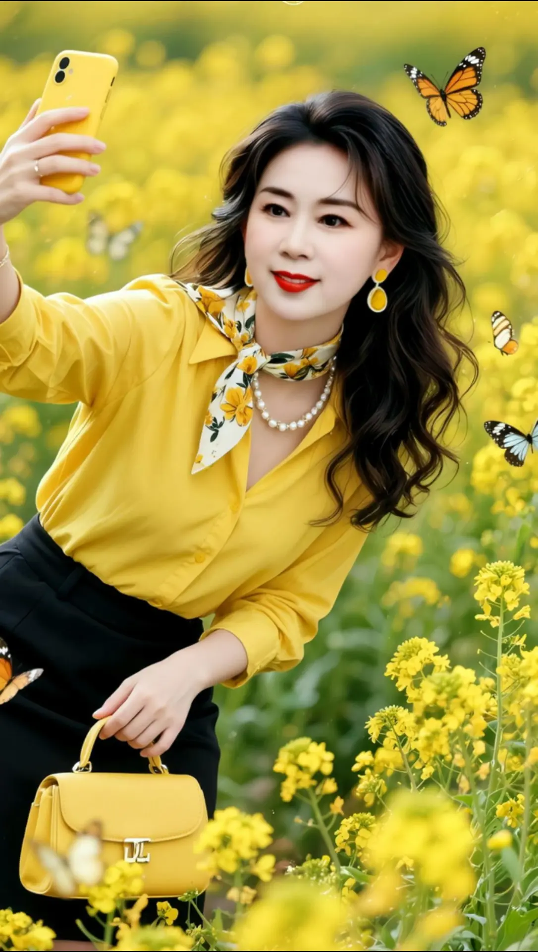 AI春日氛围感自拍 随变ai随便玩