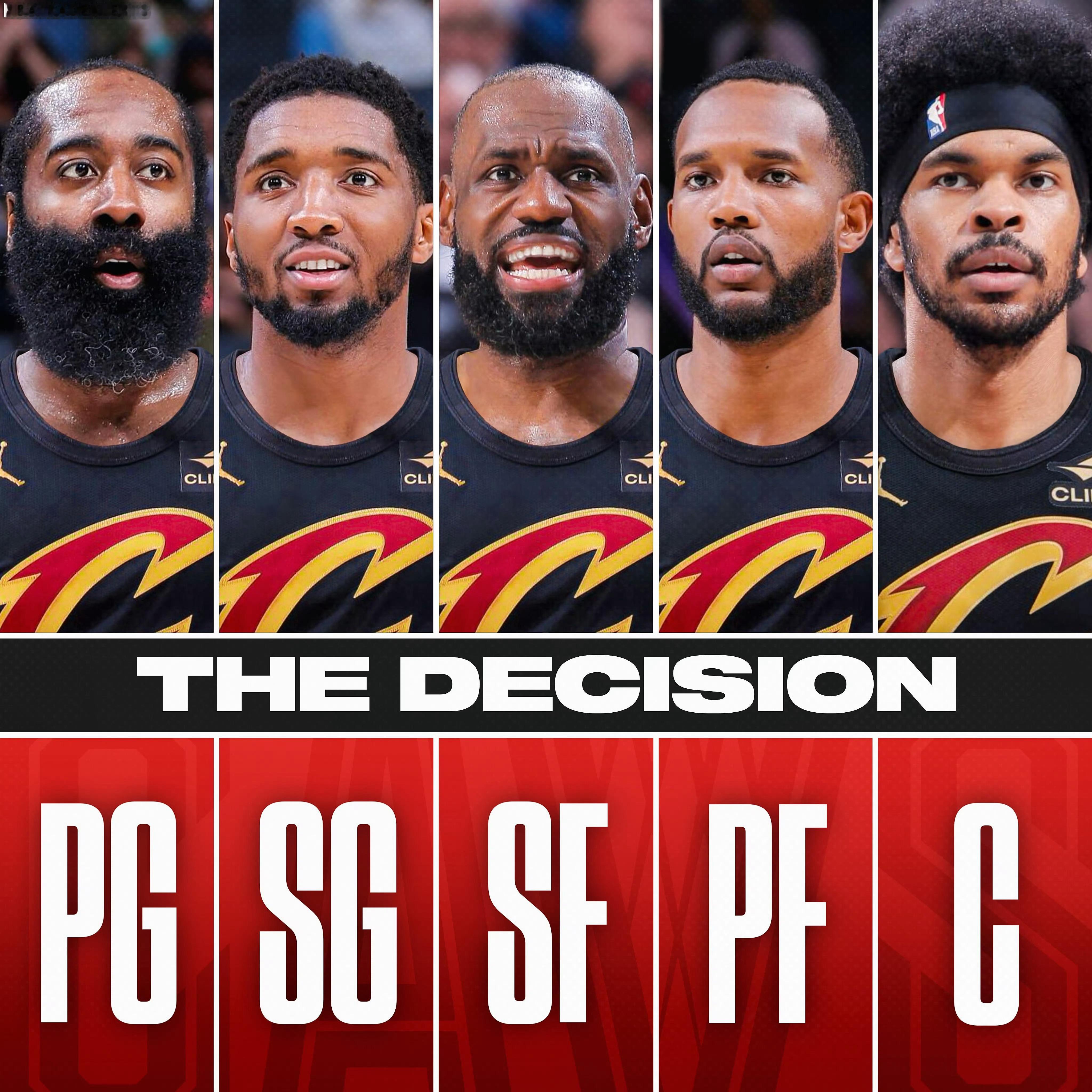 幻想一下新赛季的阵容克利夫兰骑士骑士nba詹姆斯nba自由市场nba交易