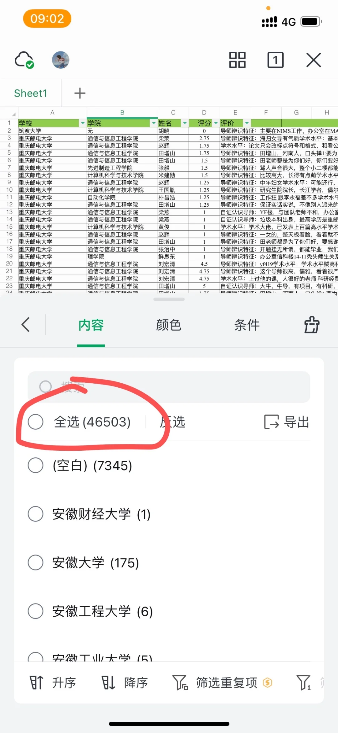 40000多个博导评价信息表！欢迎自取