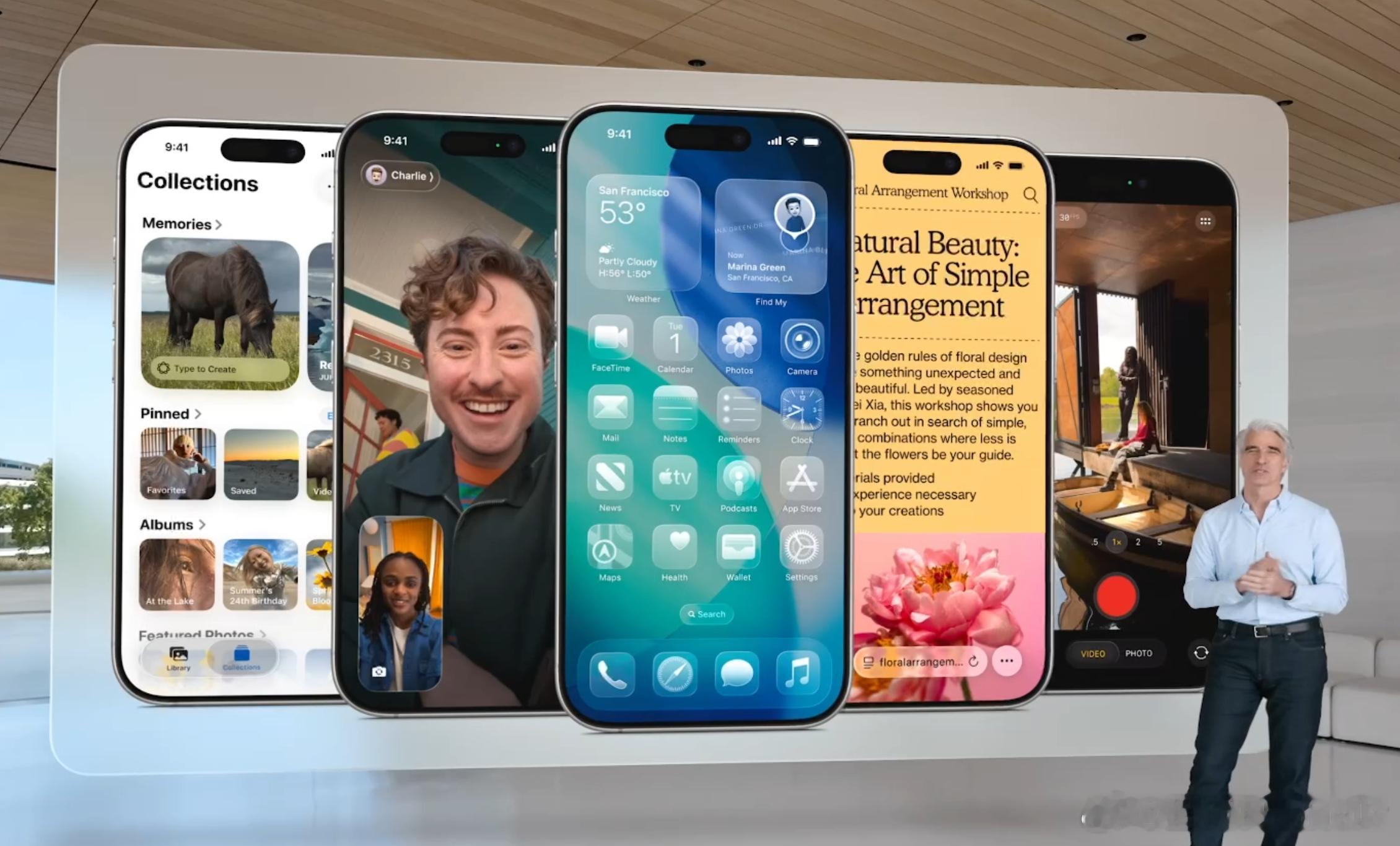 iOS26的相机和相册都进行了重新设计，相机界面更简洁突出功能，相册采用大量的流