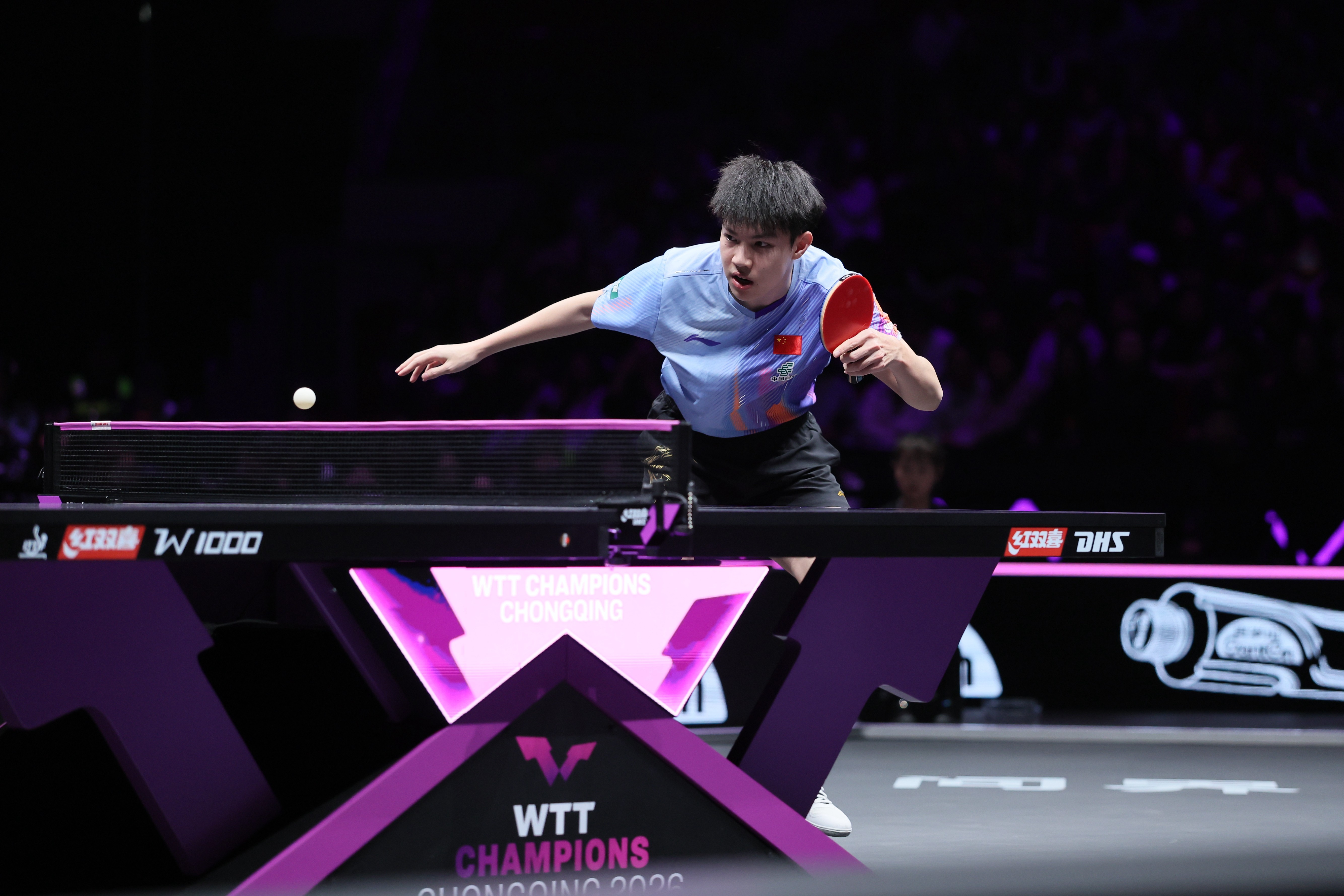 政在这里 📷黄友政 📍WTT重庆冠军赛wtt重庆冠军赛2026 🏓图集🏓