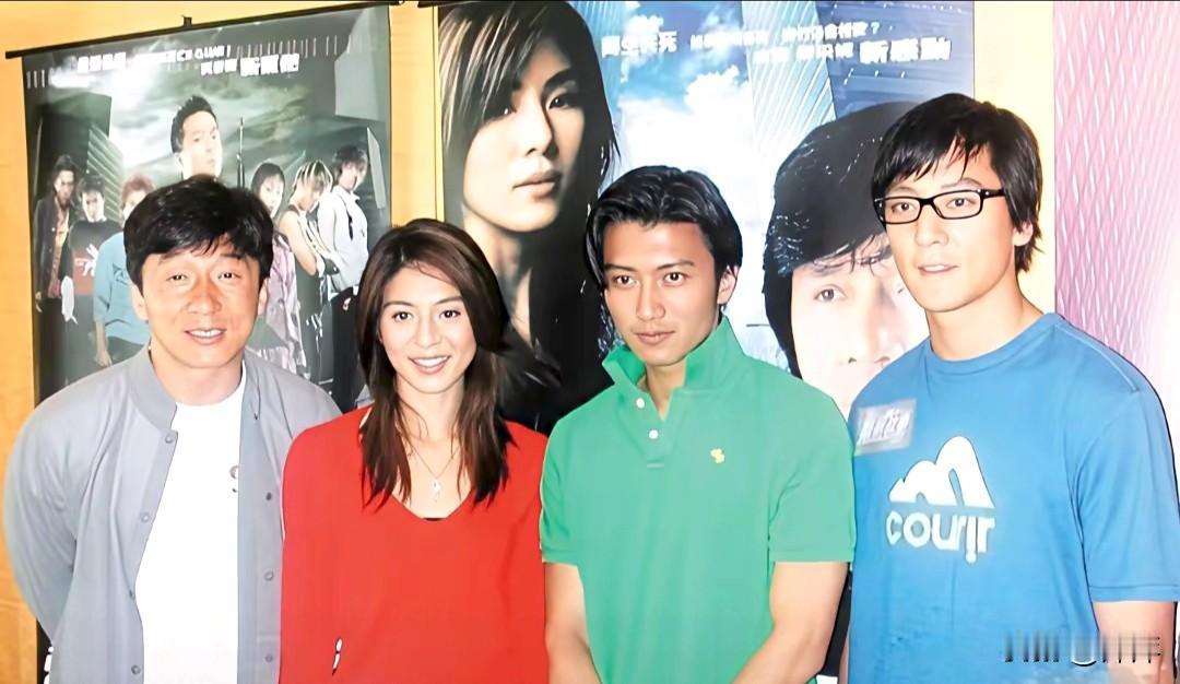 成龙.杨采妮.谢霆锋.吴彦祖.拍《新警察故事》时