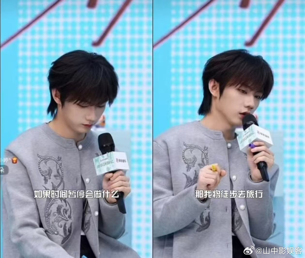 张子墨最近也在服美役 嘴上爱奶茶却选咖啡，是艺人职业自律，也是舞台责任感。与其说