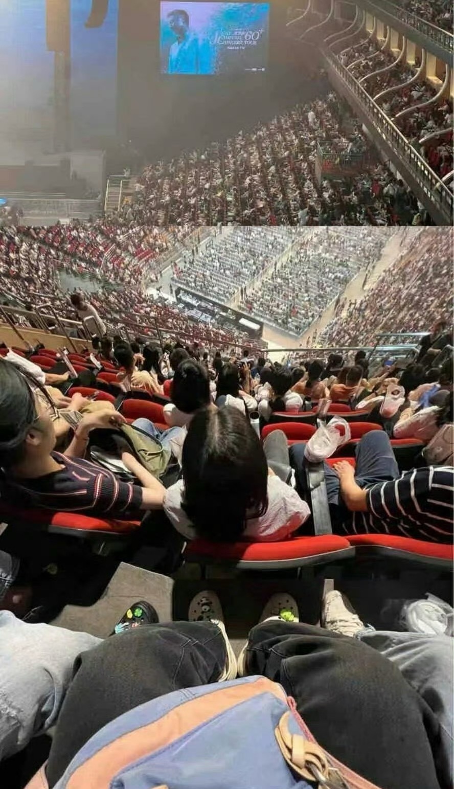 演唱会这种座位真的安全吗 ​​​？没看过演唱会的人真的吓死了 ​​​