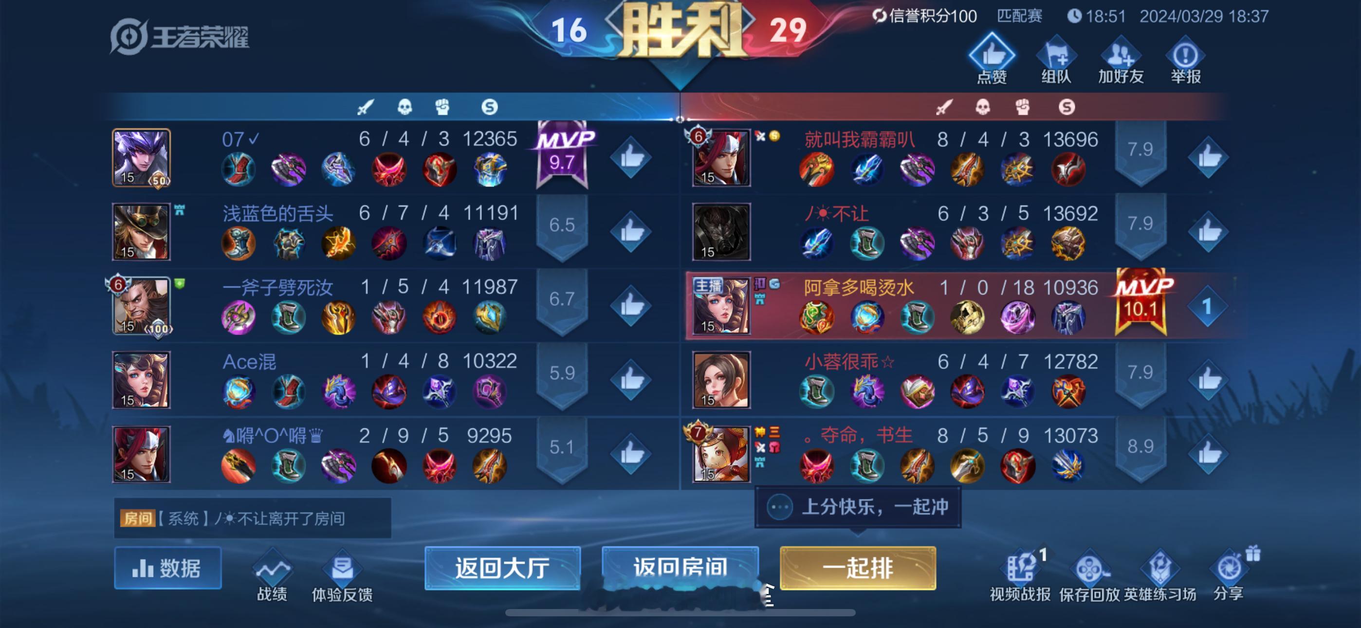 我，匹配的神！#游戏233##王者荣耀[超话]# ​​​
