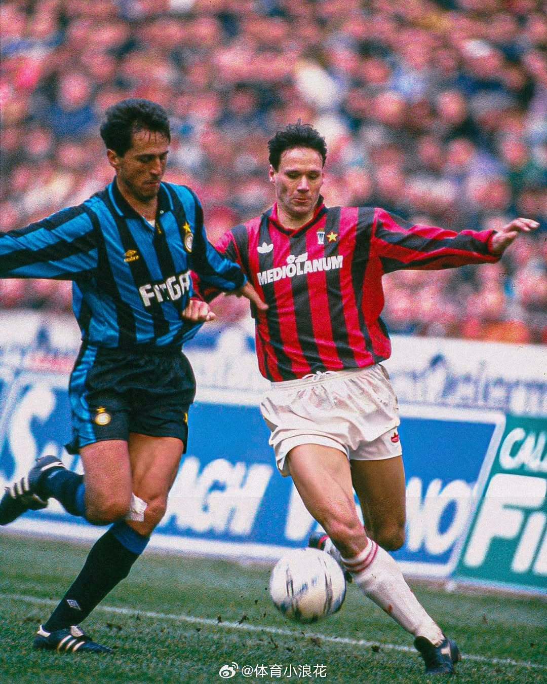 90年代的米兰德比（Madonnina德比）……那才是真正的顶级盛宴 🔥⚫🔵