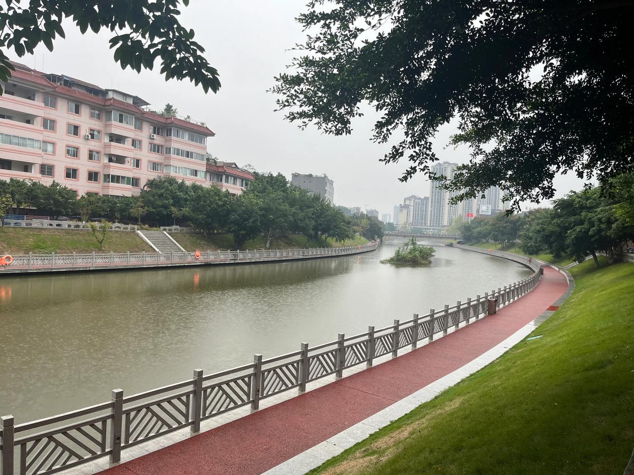 凭轩望秋雨，凉入暑衣清。
极目鸟频没，片时云复轻。
沼萍开更敛，山叶动还鸣。
楚