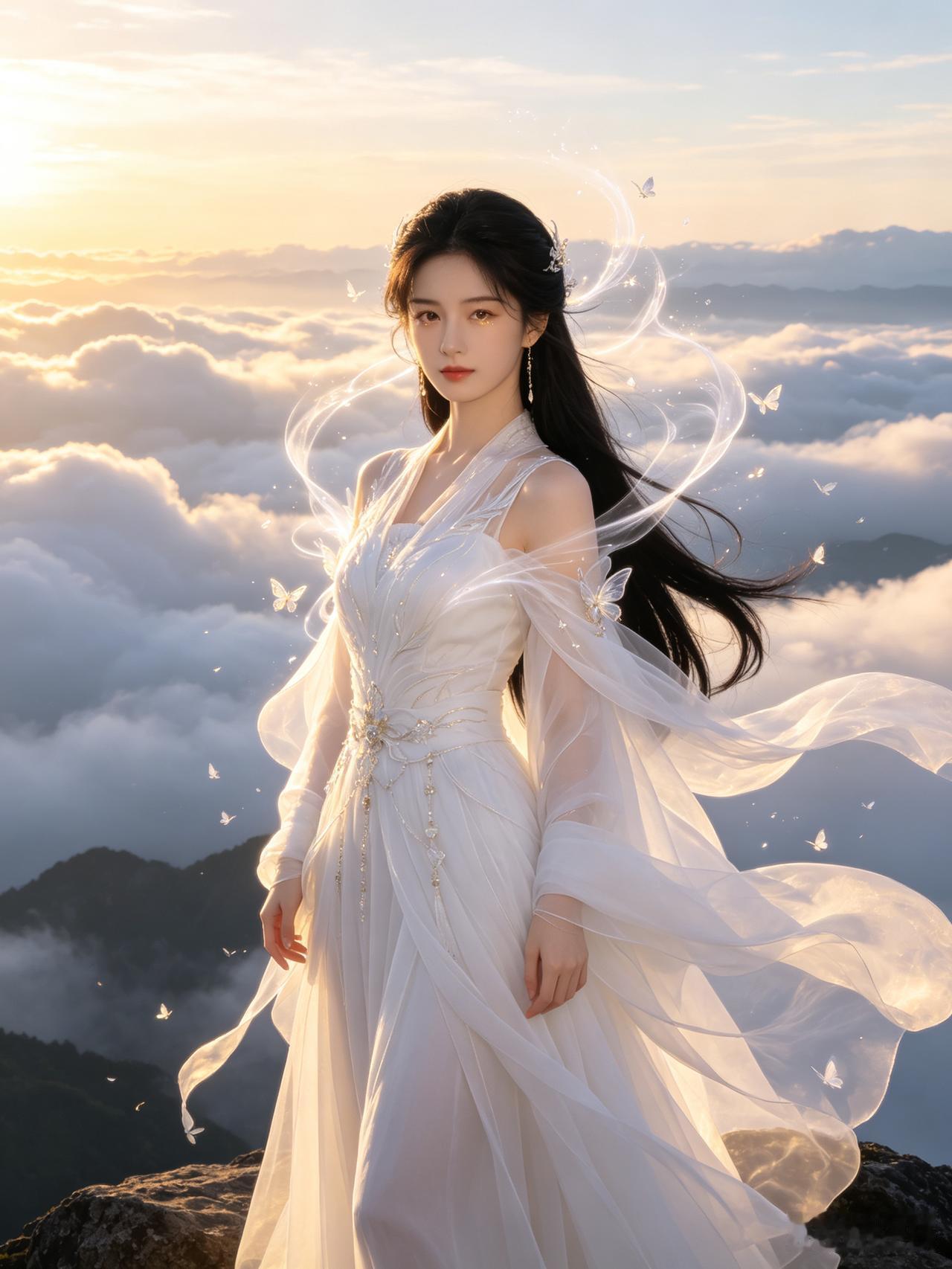 “蝶儿，你不能这样，你一旦道心陨落，就会自毁人亡。”
“哈哈，师傅？师尊？你懂爱