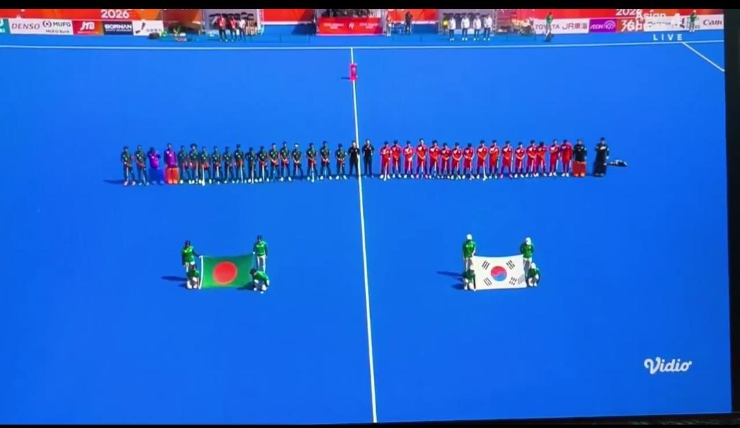 9月18日，日本亚运会再次出现严重的乌龙事件。在男子曲棍球韩国队对阵孟加拉国队的