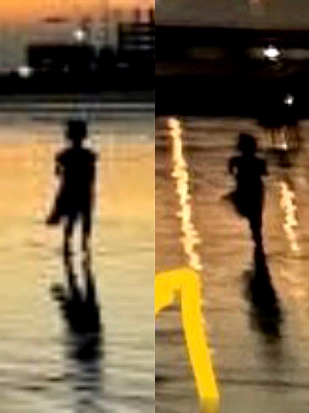 #上海4岁女童失踪已超90小时#图片比对，18：06分那张更像是短发女童，裙子也