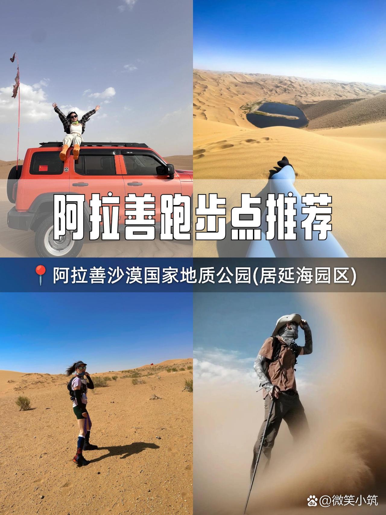 沙漠中的春日漫步｜阿拉善居延海跑跑攻略

终于找到了沙漠里最治愈的跑步路线！在沙