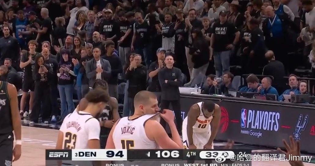 结束了结束了，华子、迪文两大主将伤退依旧赢球森林狼3-1大比分领先约基奇带领的掘