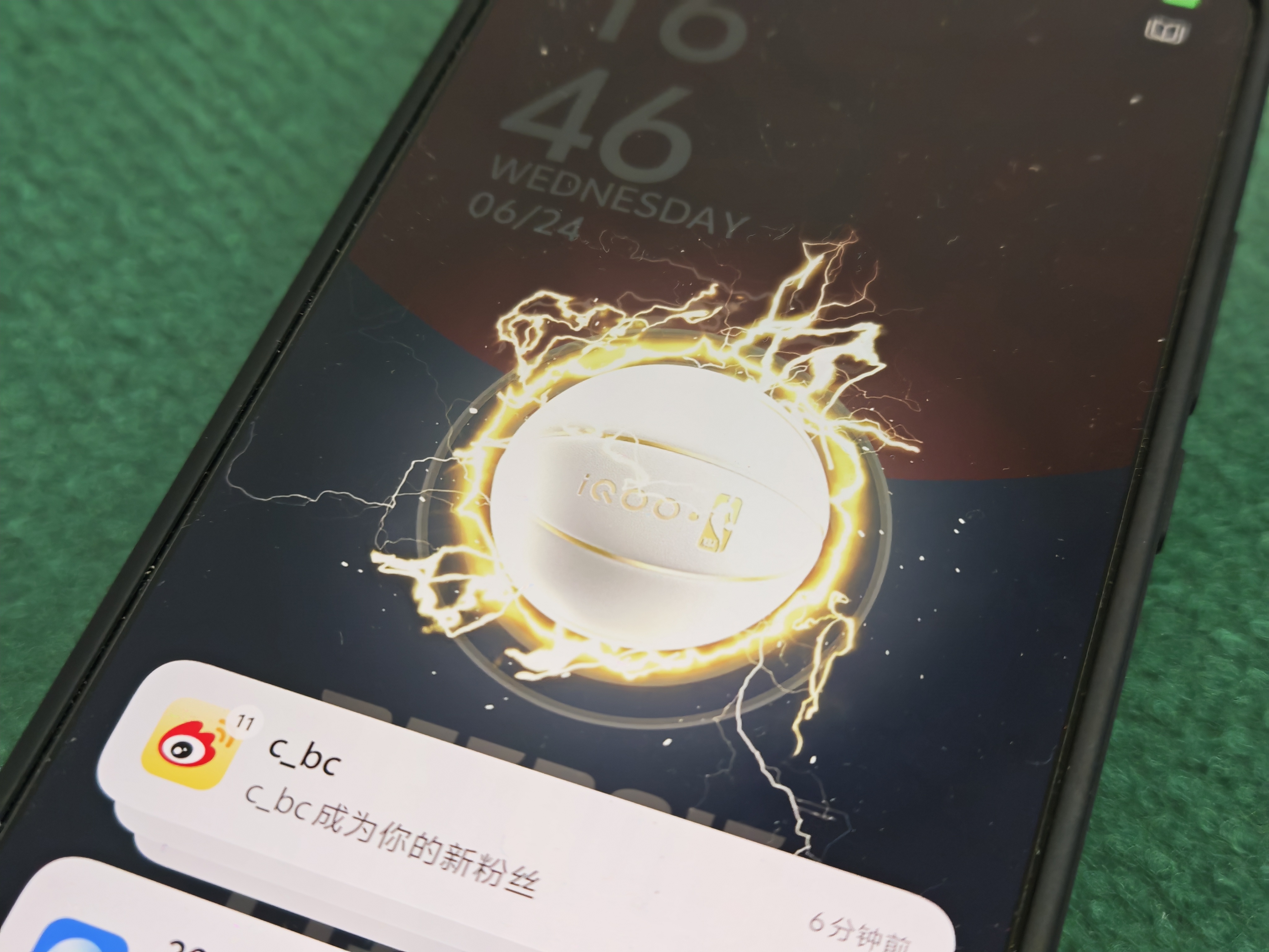 iqoo 之前很早就下载了iQOO和NBA的联名主题，一直只觉得界面设计很有赛场