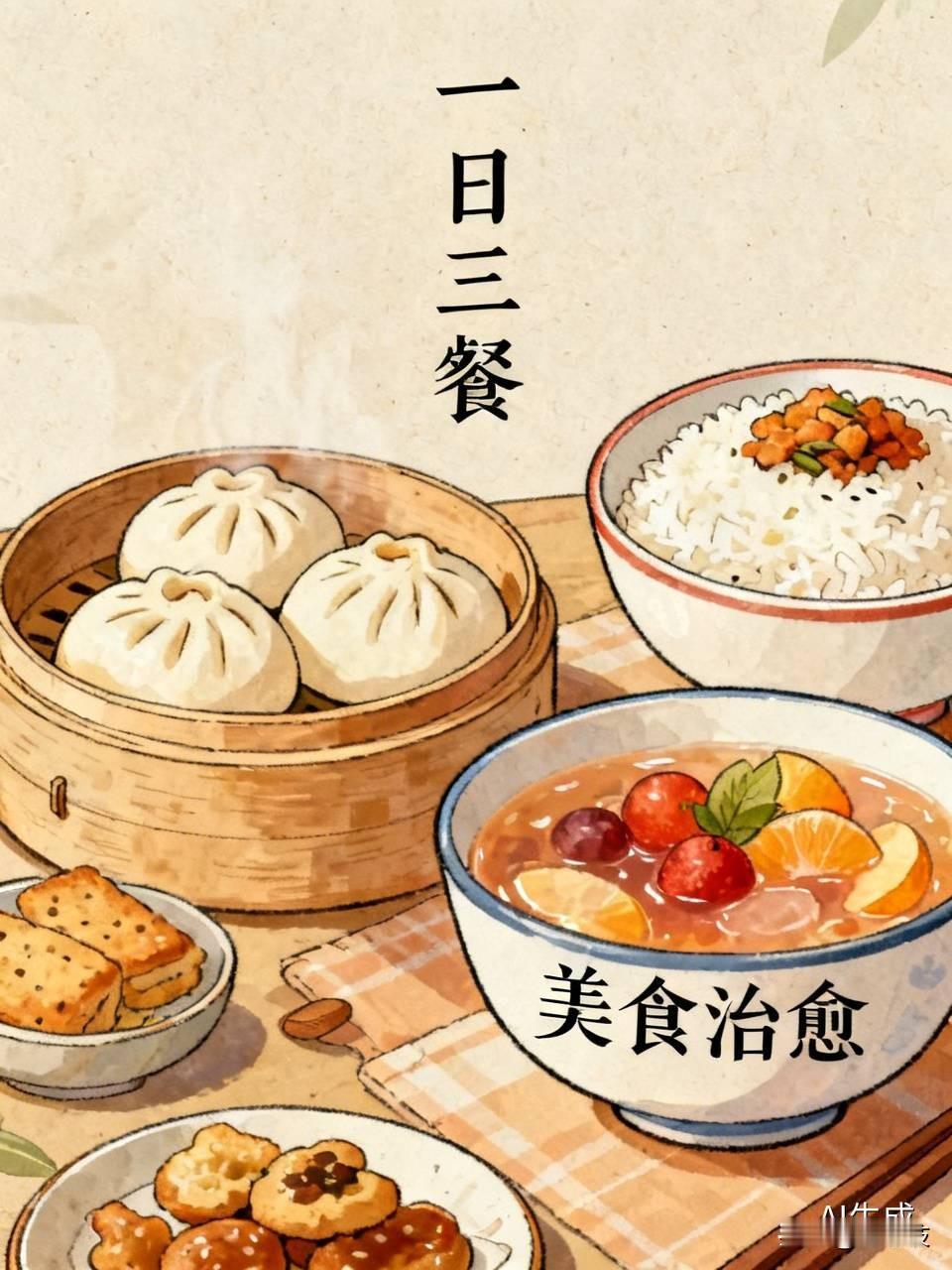 午：热乎家常菜，硬菜下饭，干饭人快乐就位
晚：小份特色小吃+糖水，味蕾收尾幸福感