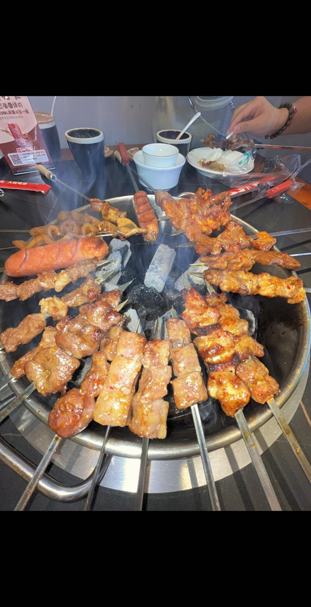 在武清终于也可以吃到水浒烤肉啦！金莲牛肉粒 孙二娘五花肉 李逵羊肉 武松牛肉 全