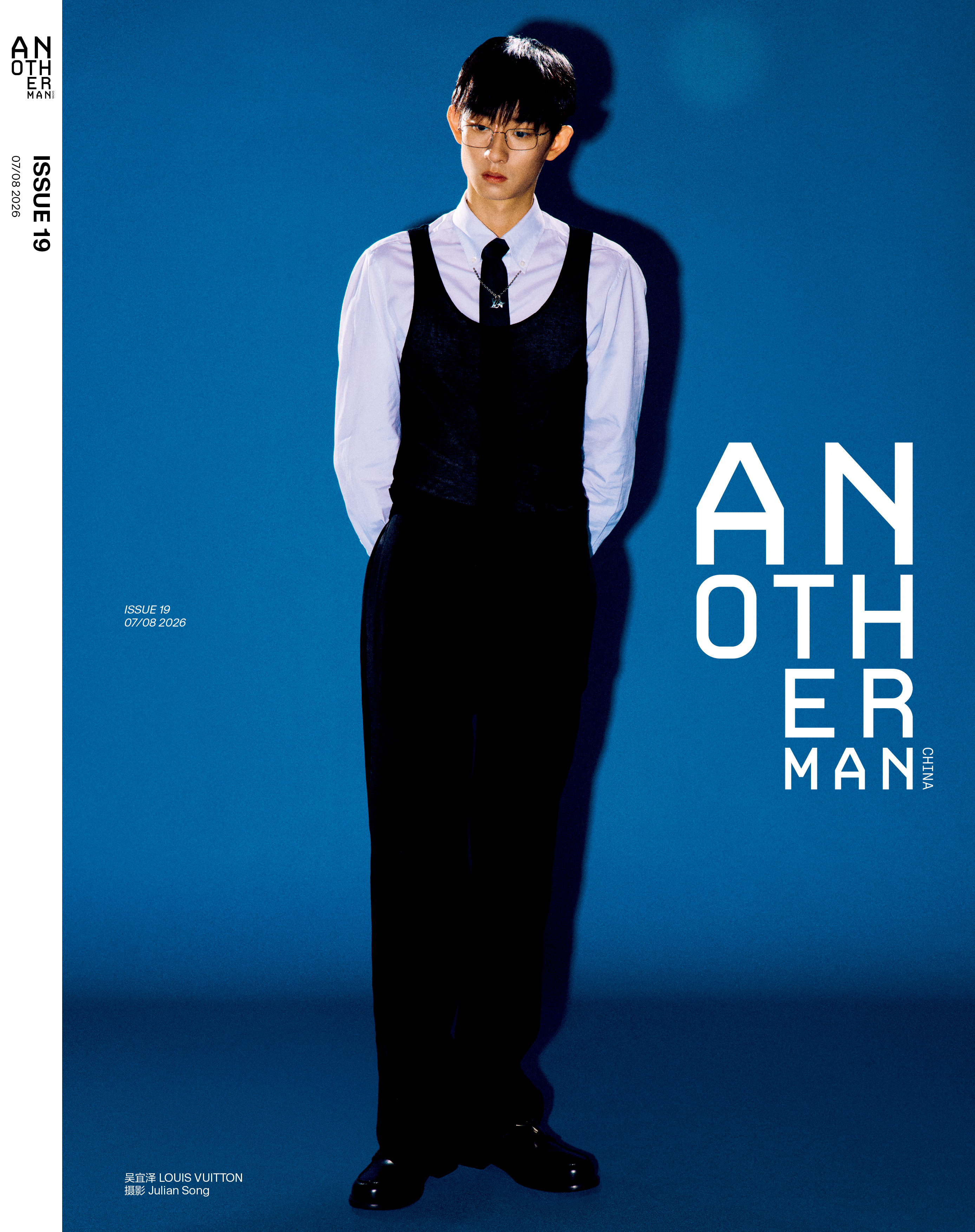 吴宜泽AnotherMan首封吴宜泽杂志首封 “在吴宜泽面前，没有球是安全的。”