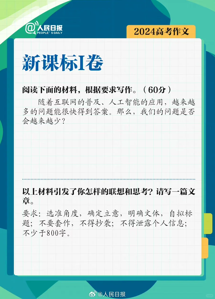 高考作文‼️