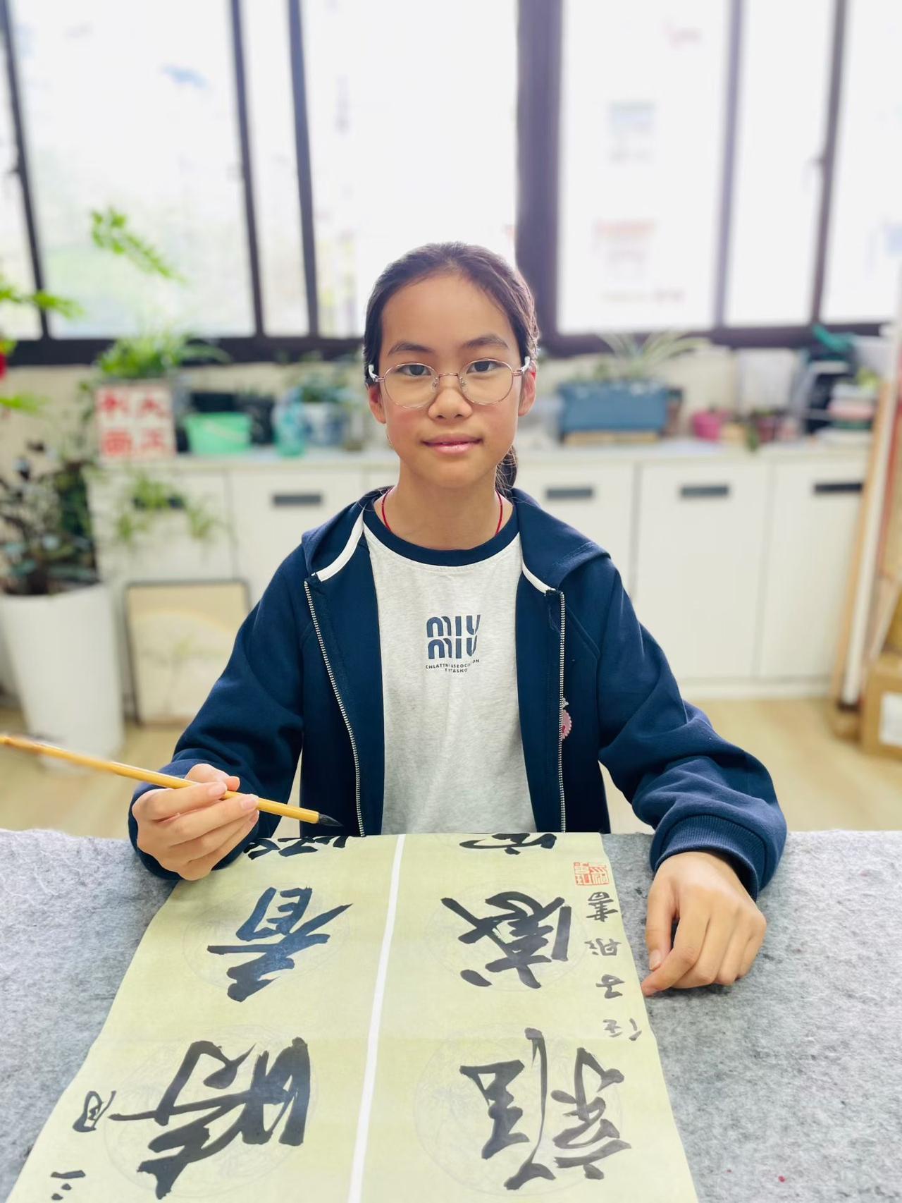 任海波先生教女有方，从姐妹俩的作品就能看出来。有个和谐的家庭，孩子更容易发挥创作