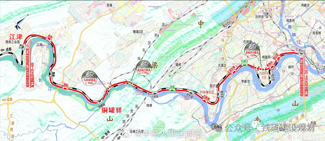 国铁头条【成渝铁路改造工程，江铜区间双线通车】西南铁路公众号消息：6月30日，4