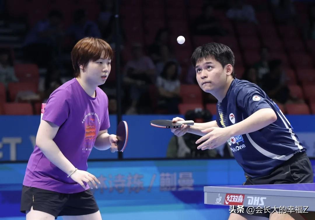 🏓全国乒乓球锦标赛混双决赛，林诗栋/蒯曼3-2战胜袁励岑/王艺迪【9-11，1