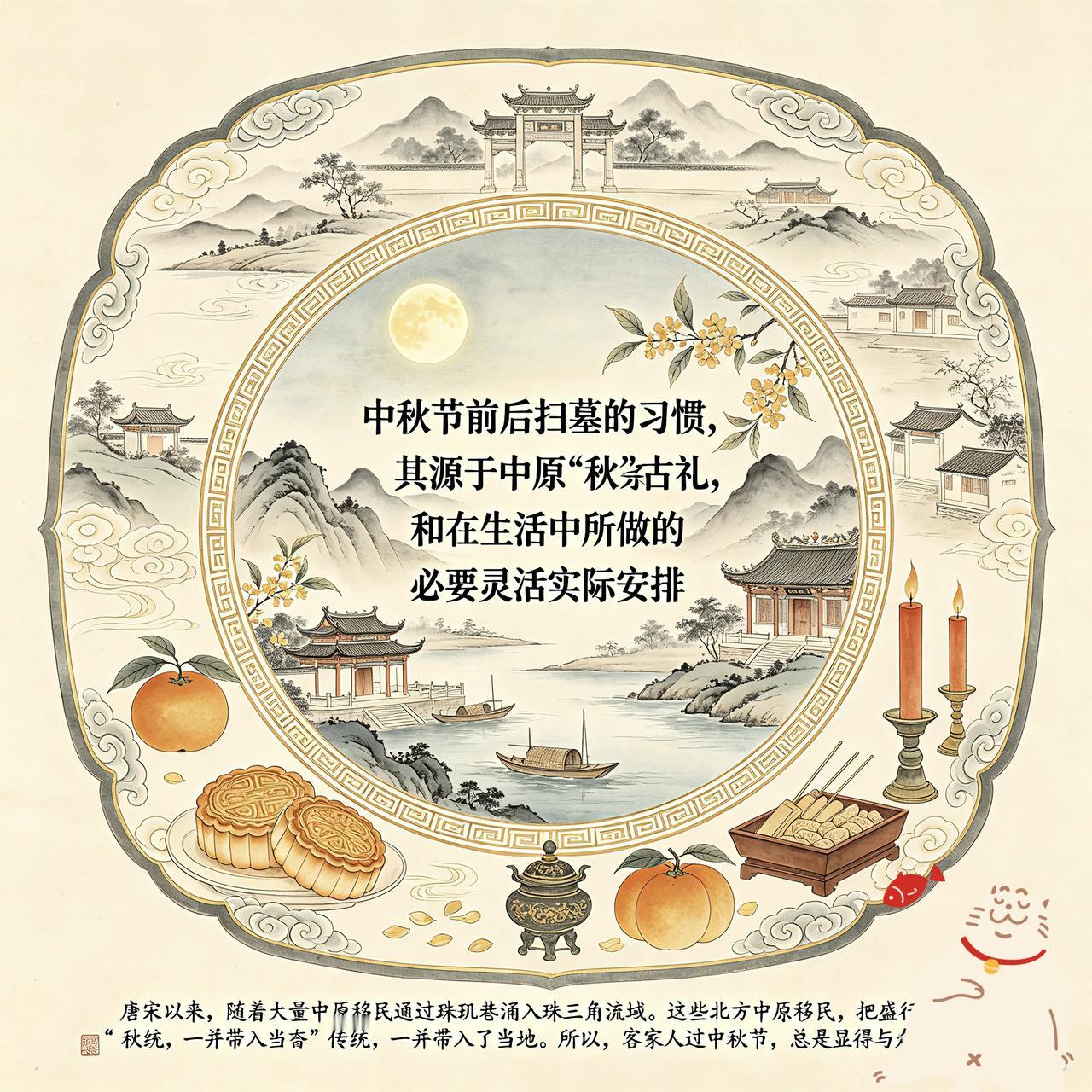 客家人，为什么把中秋节叫成“八月半”？客家人，中秋节前后扫墓的习惯，又是如何形成