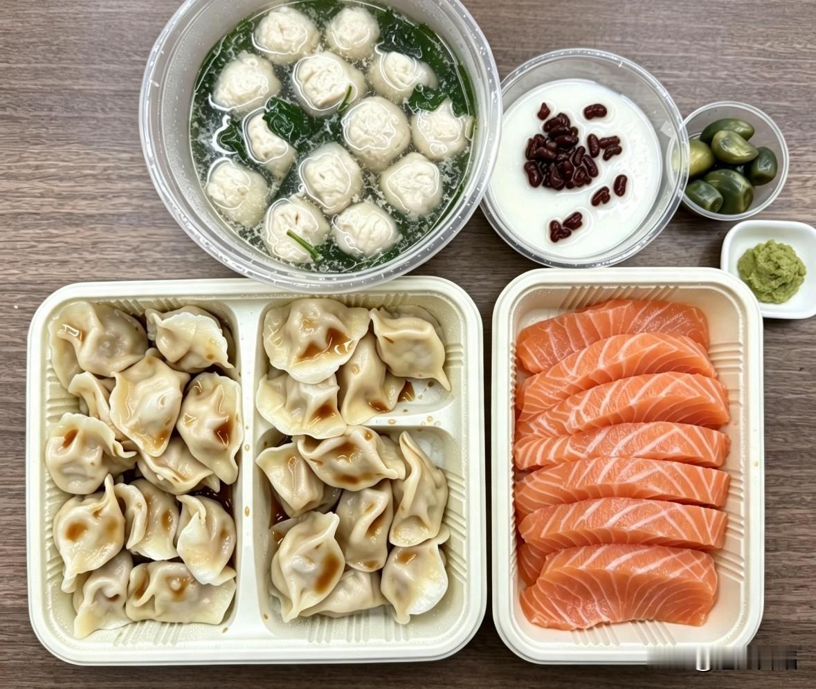 中午饭就吃这些，常言道：知足常乐！