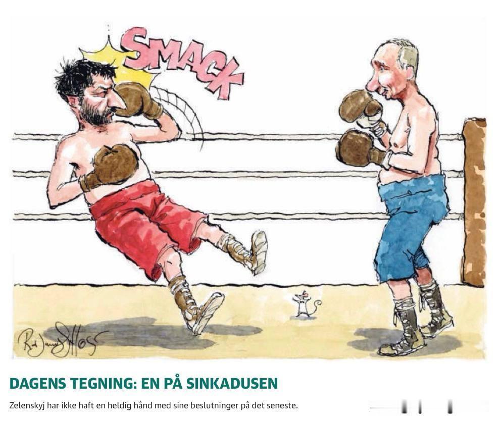 🇩🇰事情就是这样。与大多数西方报纸高喊“乌克兰正在取得胜利”不同，丹麦的《日