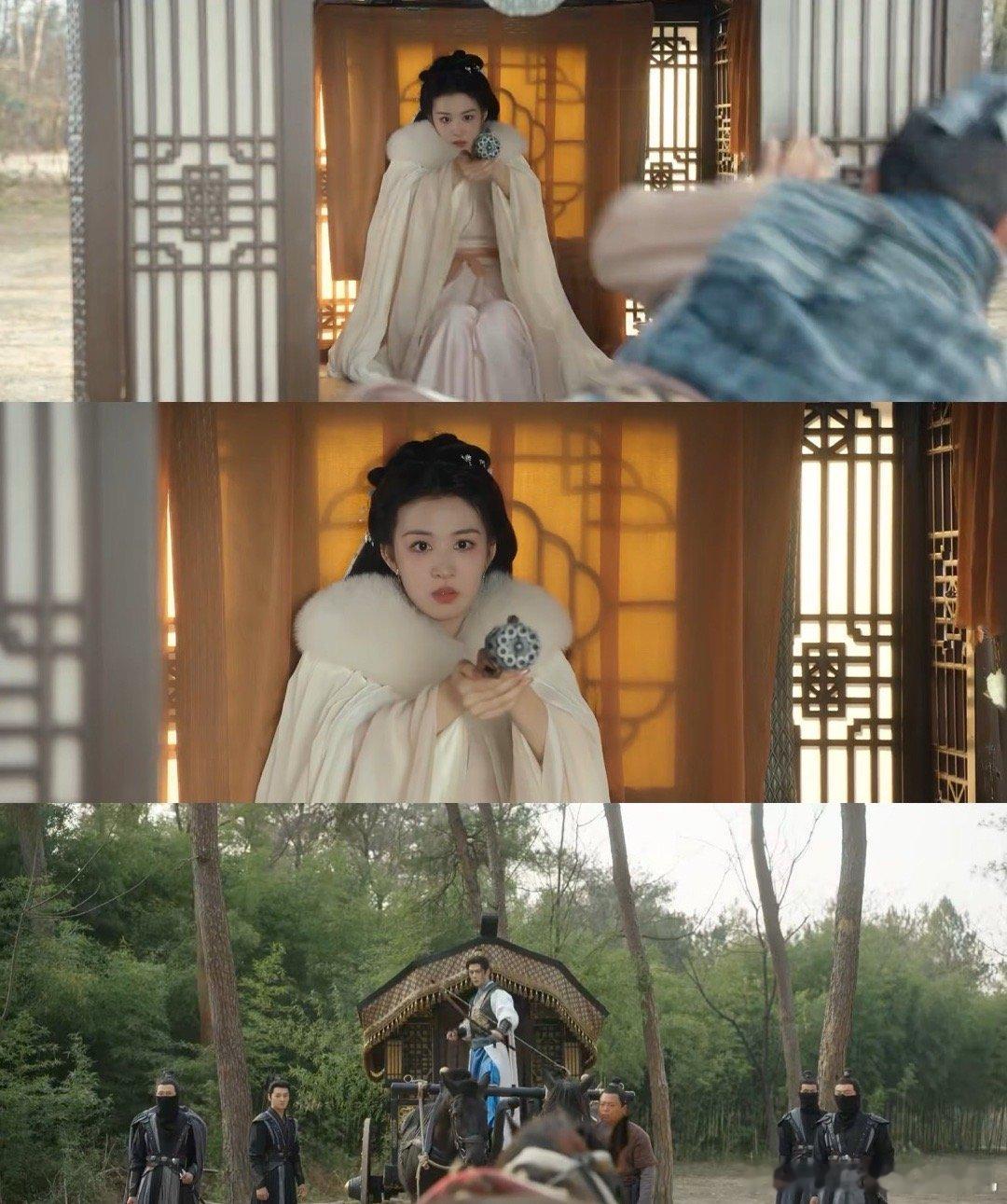 庾晚音是夏侯澹的发疯开关 藏书阁着火澹总那个眼神转变，从惊恐到暴怒再到绝望，演技