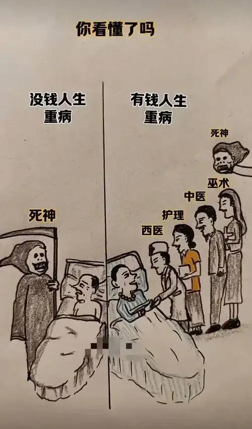 生病和没钱你更害怕哪样

       生病和没钱都是人生中极具挑战性的困境，但