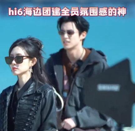 王鹤棣孟子义同框骑马王鹤棣孟子义《你好星期六》团建路透，大家都骑马了，期待正片！