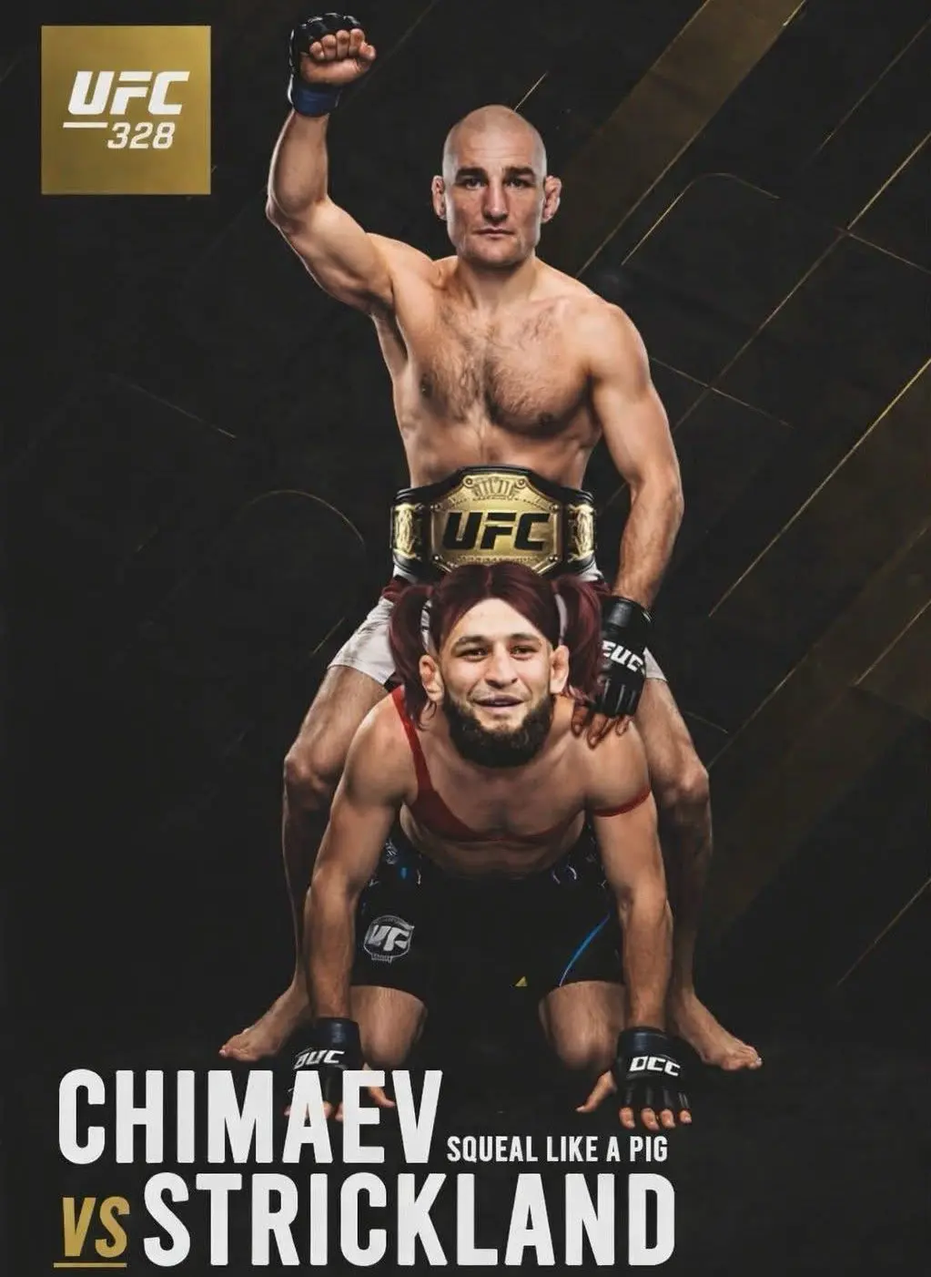 UFC328 。奇马耶夫会被吧主骑在脚下吗！我看好吧主！