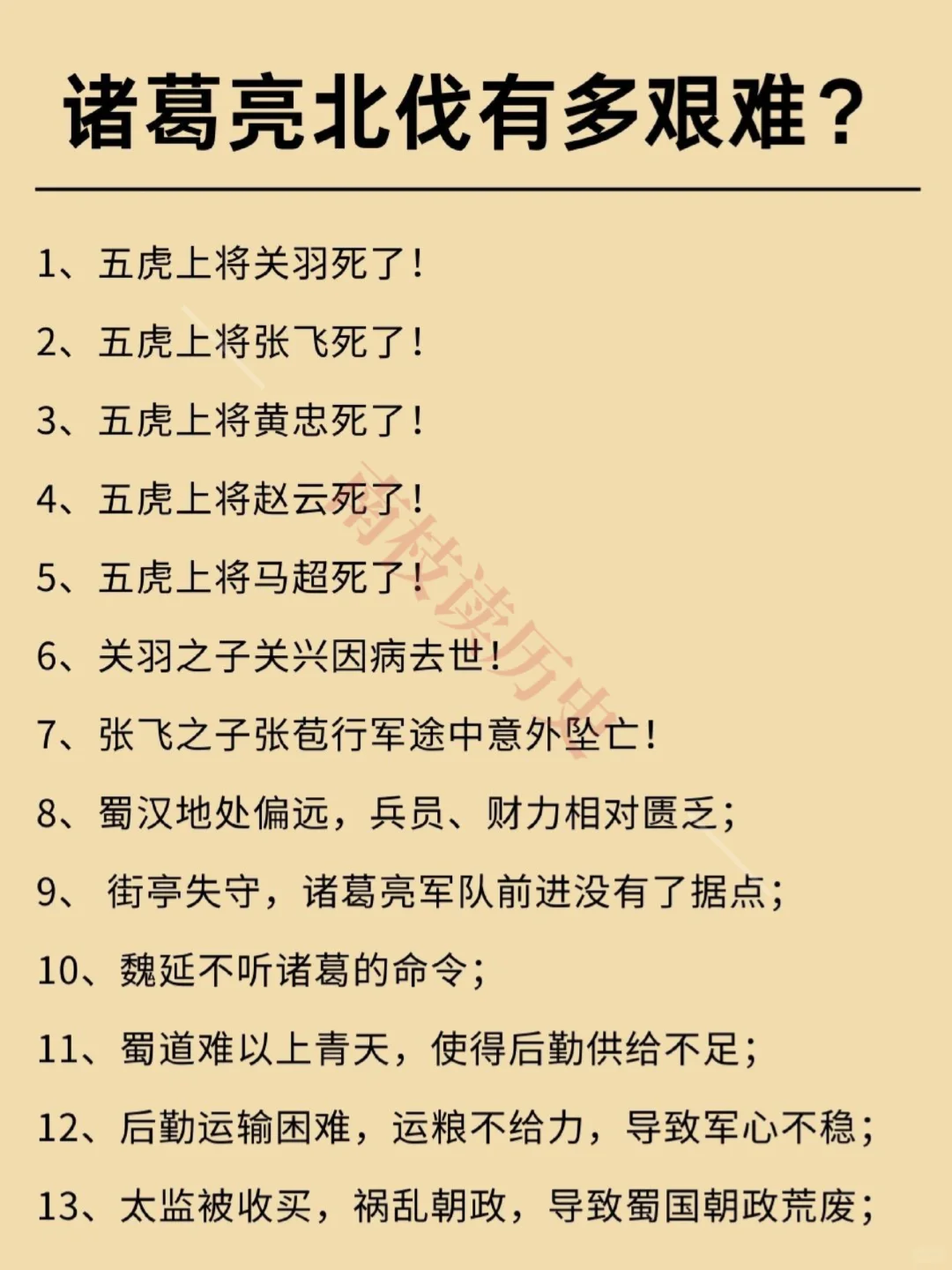 诸葛亮的北伐有多艰难❓天时地利人和都没有