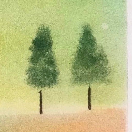 养娃日记17这两棵树让我想到北海道的树，但没亲眼看过。 喜欢他们依偎在一起的感觉