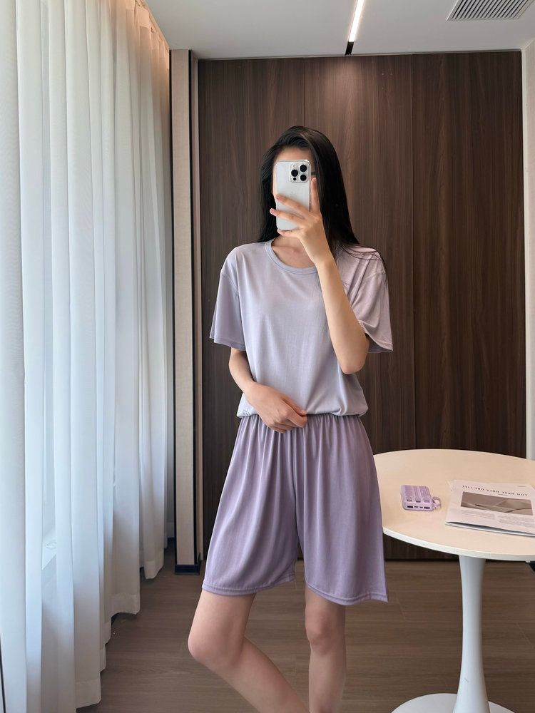 真的蛮好的，价格也不贵，上身太舒适了【品名】莱赛尔天丝凉感家居服【材质】65.3